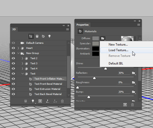 PS教程:Photoshop创建3D银纹文字特效 PS教程:Photoshop创建3D银纹文字特效