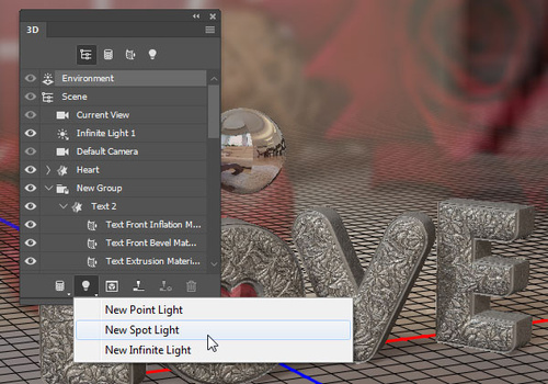PS教程:Photoshop创建3D银纹文字特效 PS教程:Photoshop创建3D银纹文字特效