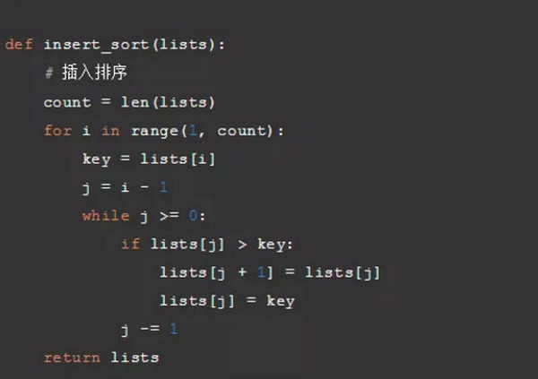 1559528722793692.jpg 配图9 用Python实现常见的四种排序算法.jpg